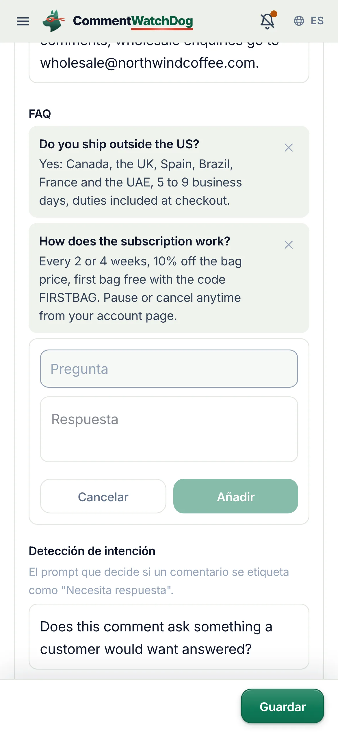 Lo mismo en un teléfono.