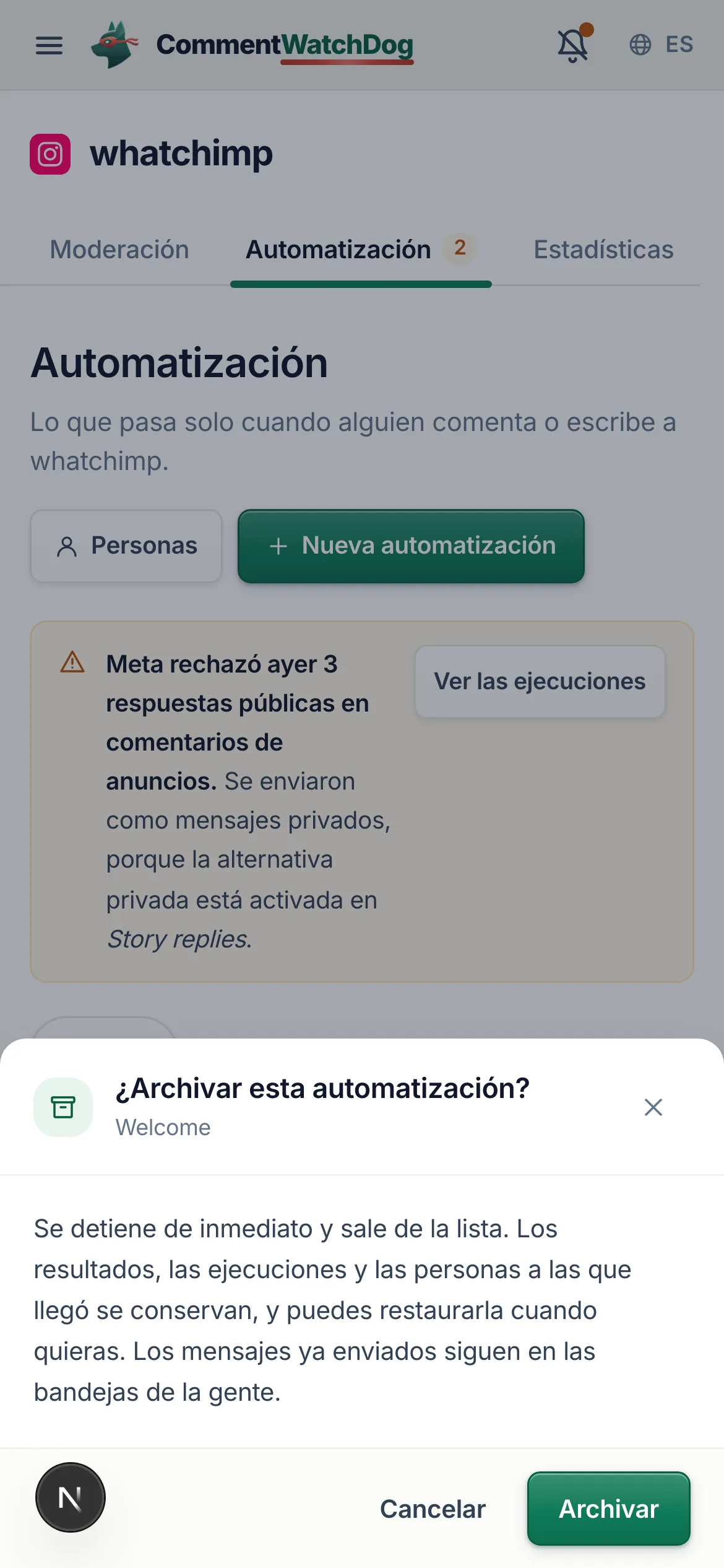 Lo mismo en un teléfono.