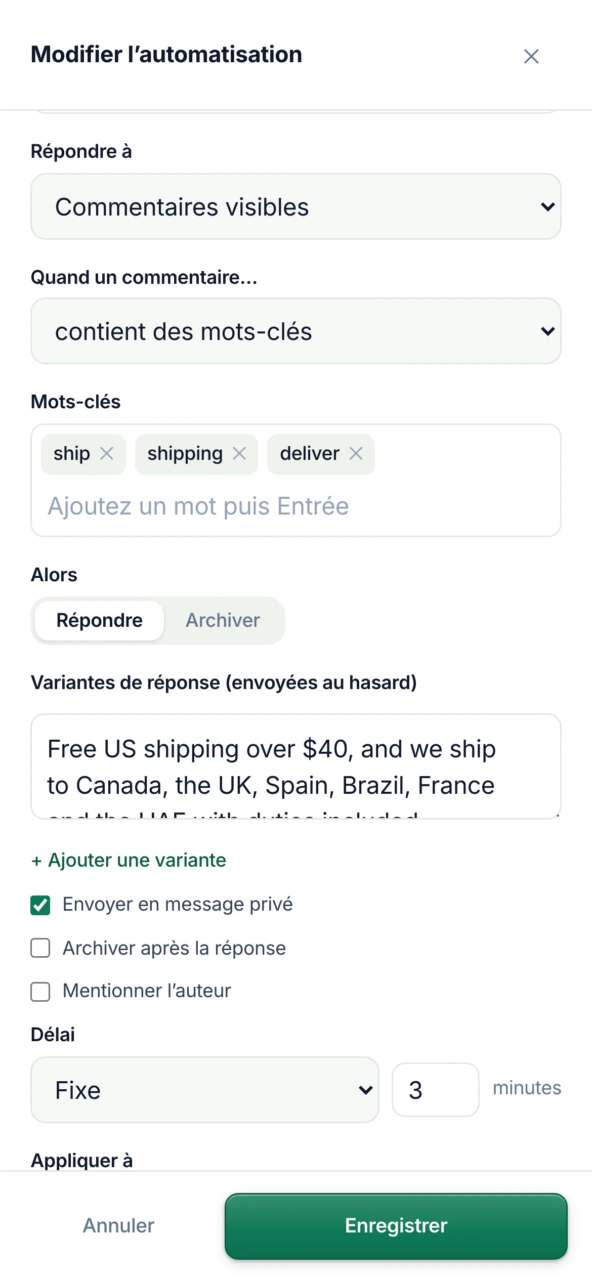 La même chose sur un téléphone.