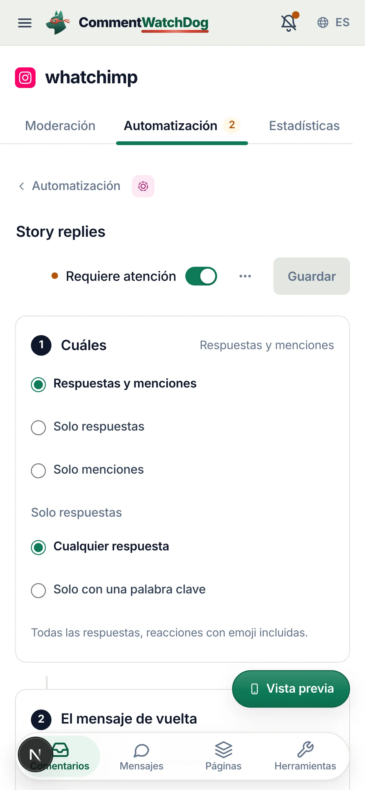 Lo mismo en un teléfono.