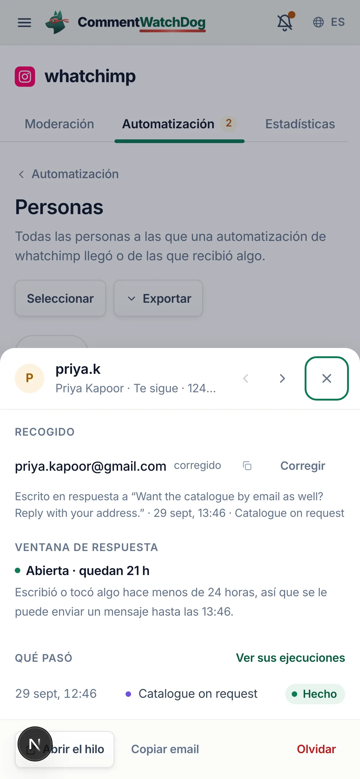 Lo mismo en un teléfono.