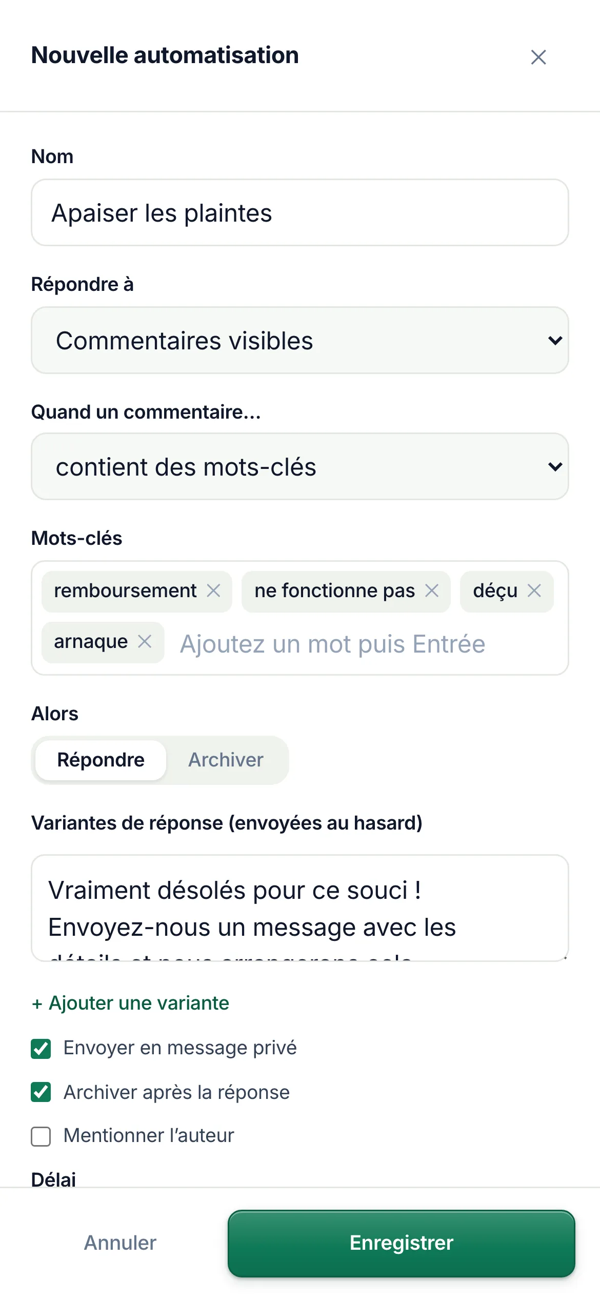 La même chose sur un téléphone.