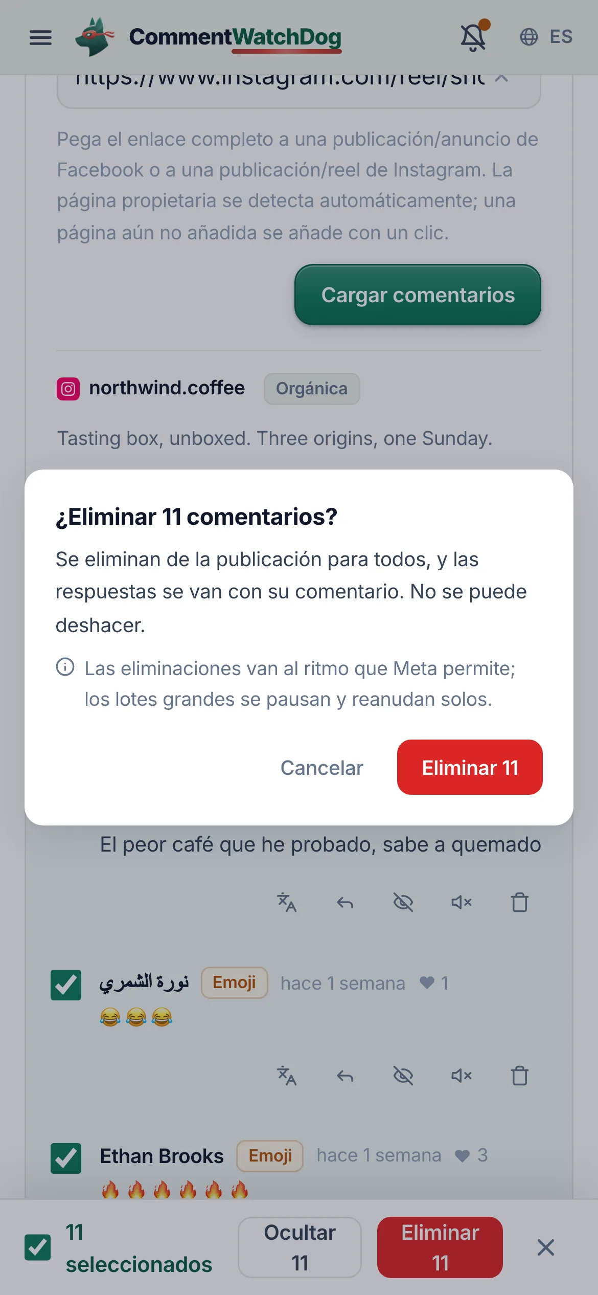 Lo mismo en un teléfono.