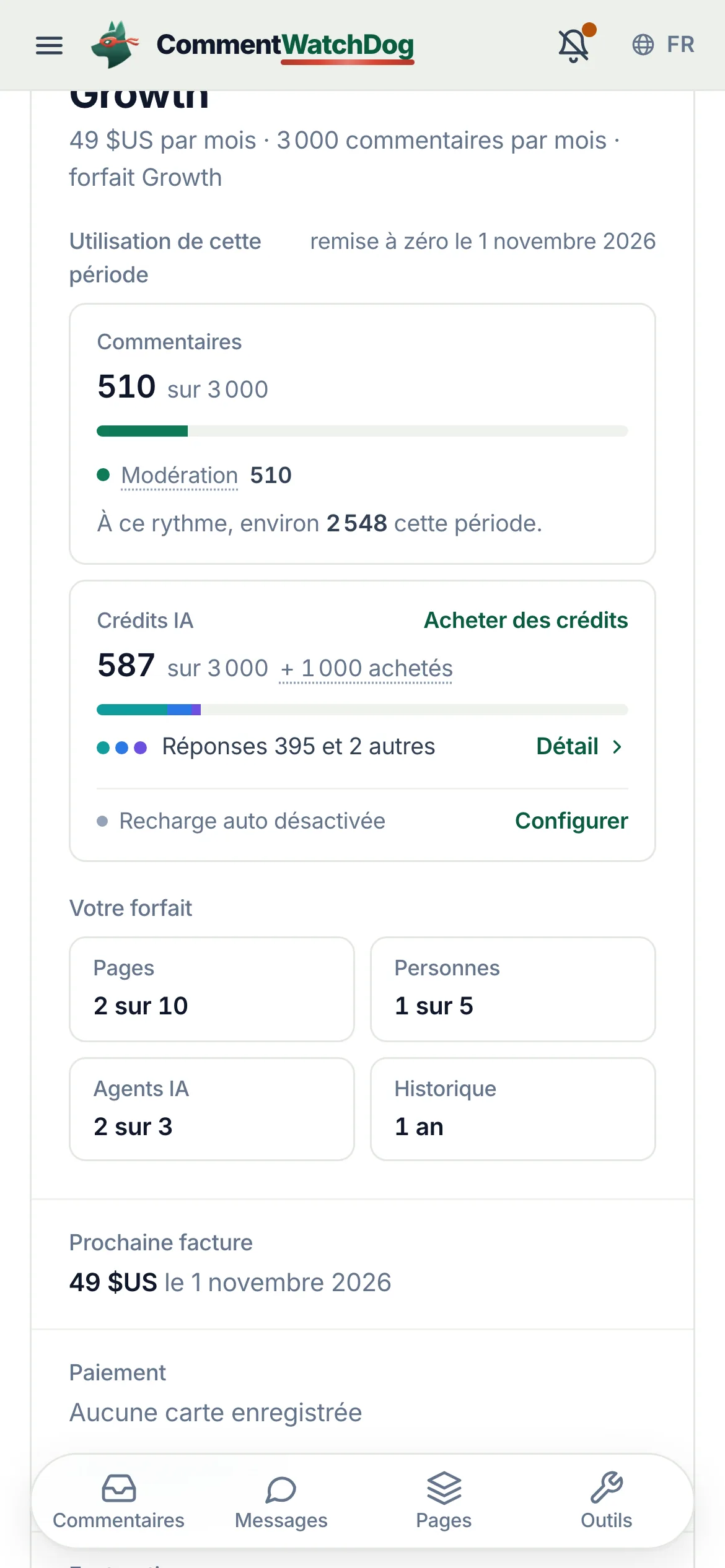 La même chose sur un téléphone.