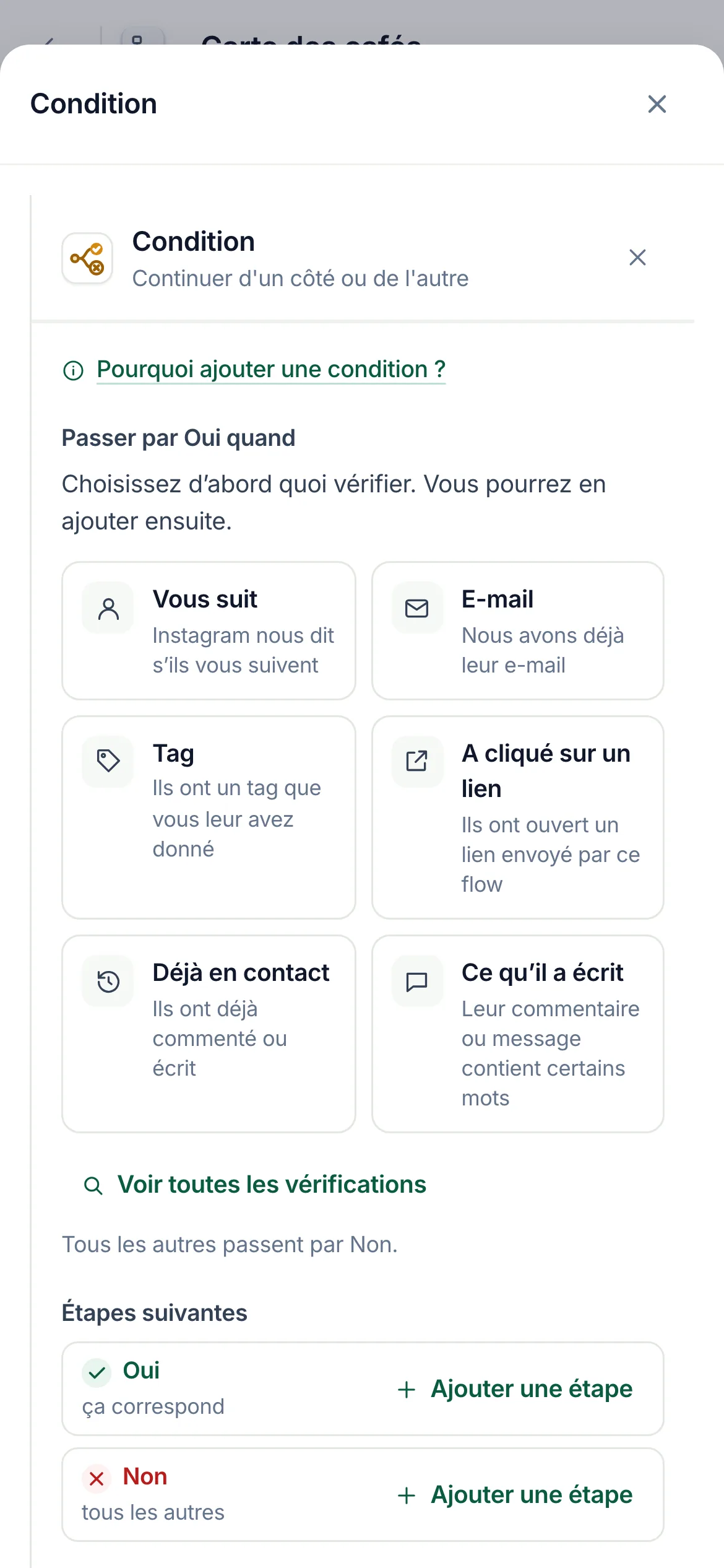 La même chose sur un téléphone.
