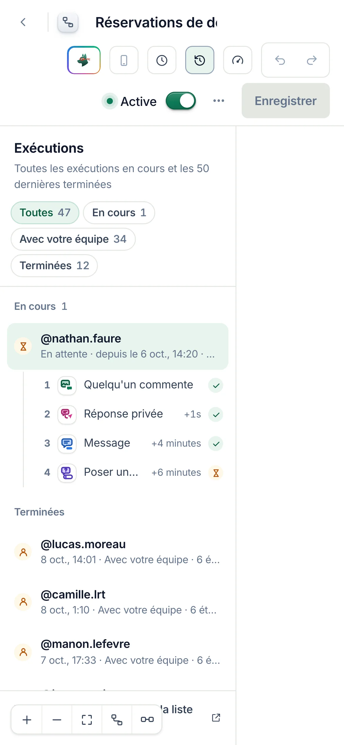 La même chose sur un téléphone.