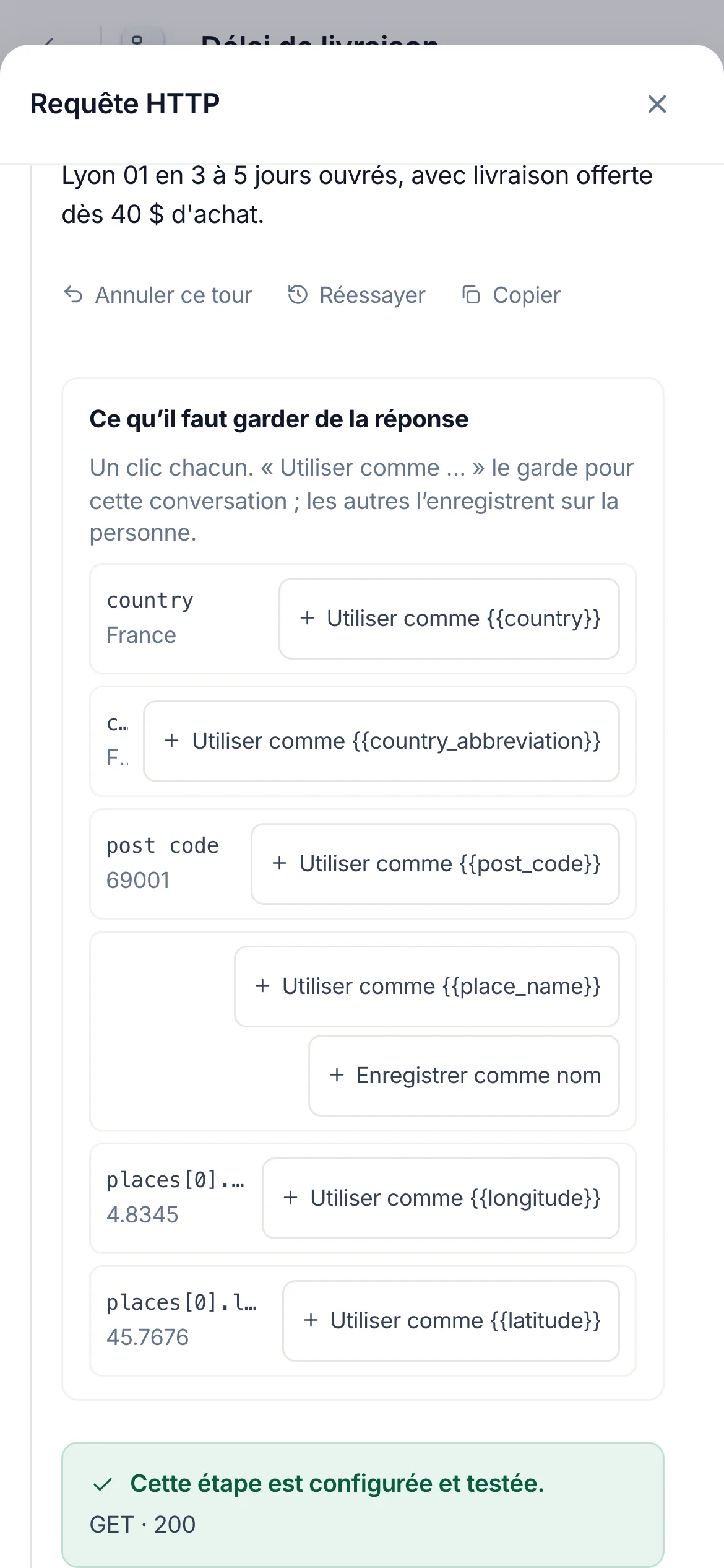 La même chose sur un téléphone.