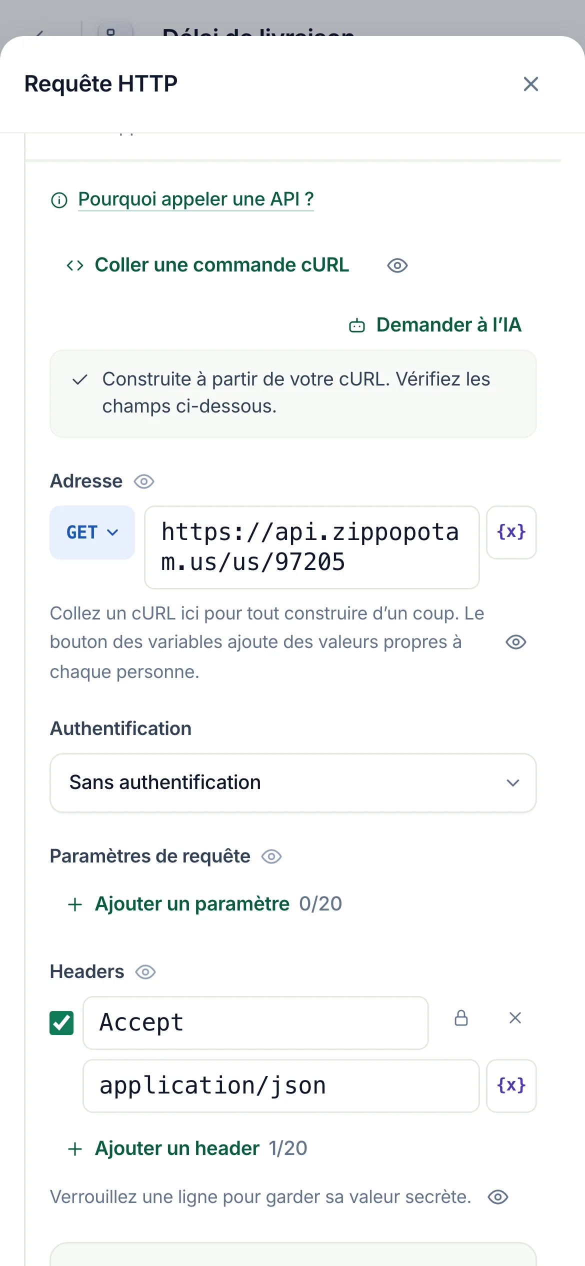 La même chose sur un téléphone.
