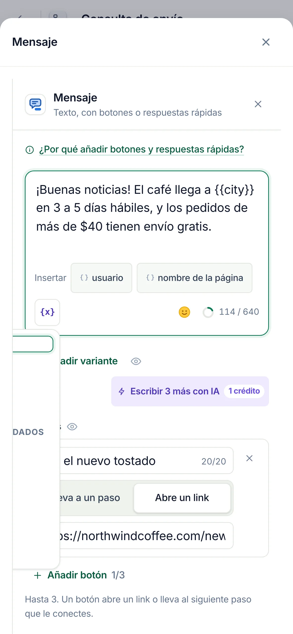 Lo mismo en un teléfono.