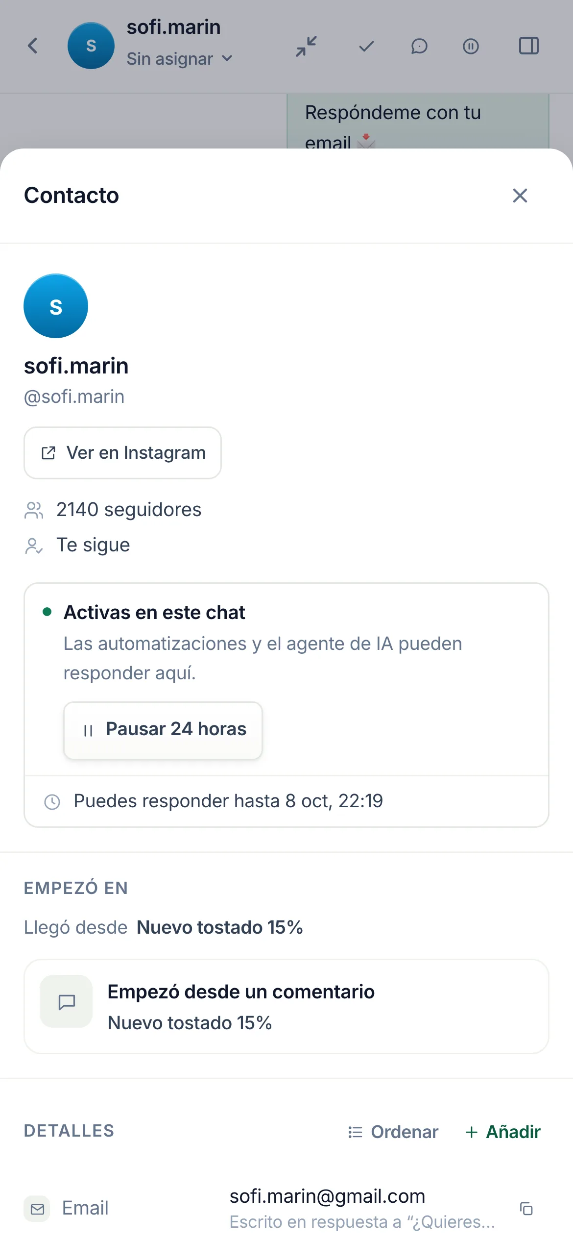 Lo mismo en un teléfono.