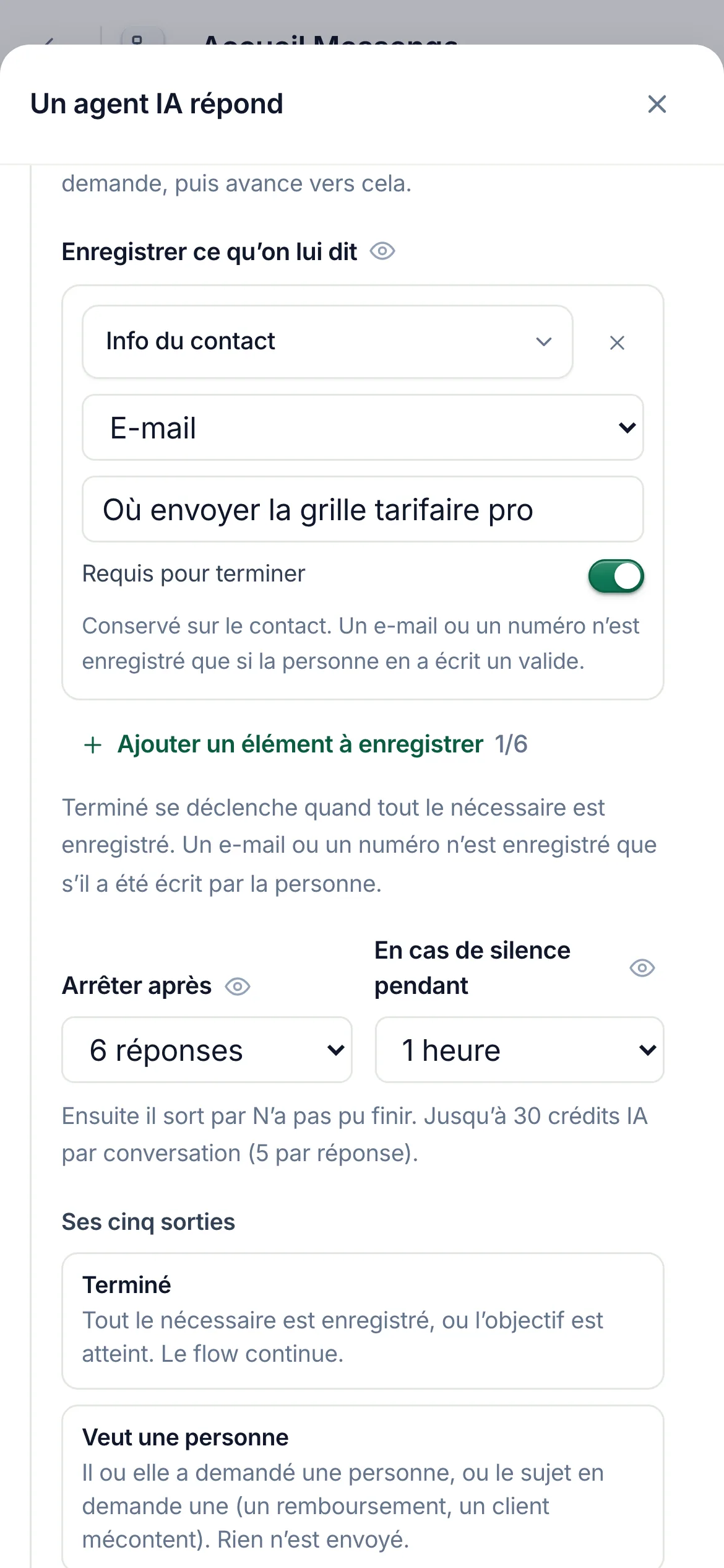 La même chose sur un téléphone.