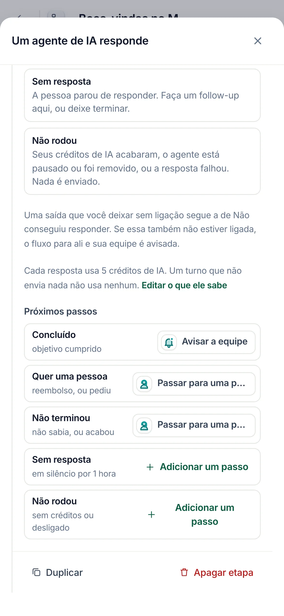 O mesmo em um celular.