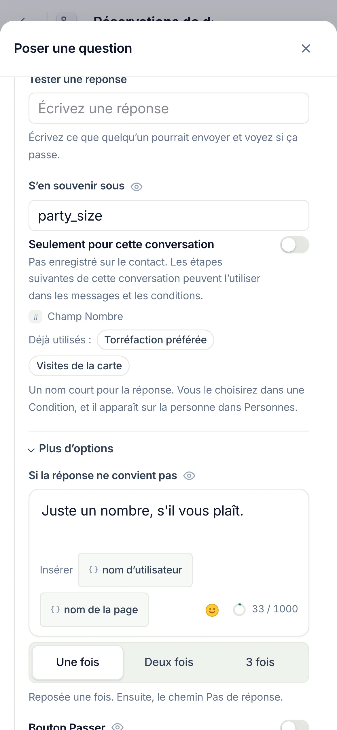 La même chose sur un téléphone.