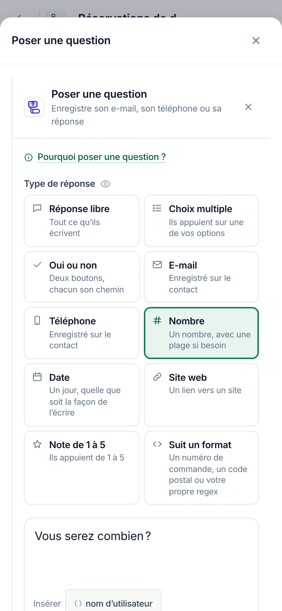La même chose sur un téléphone.