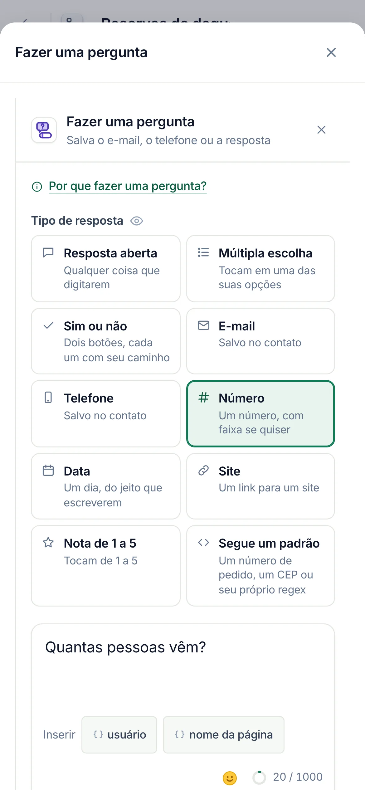 O mesmo em um celular.