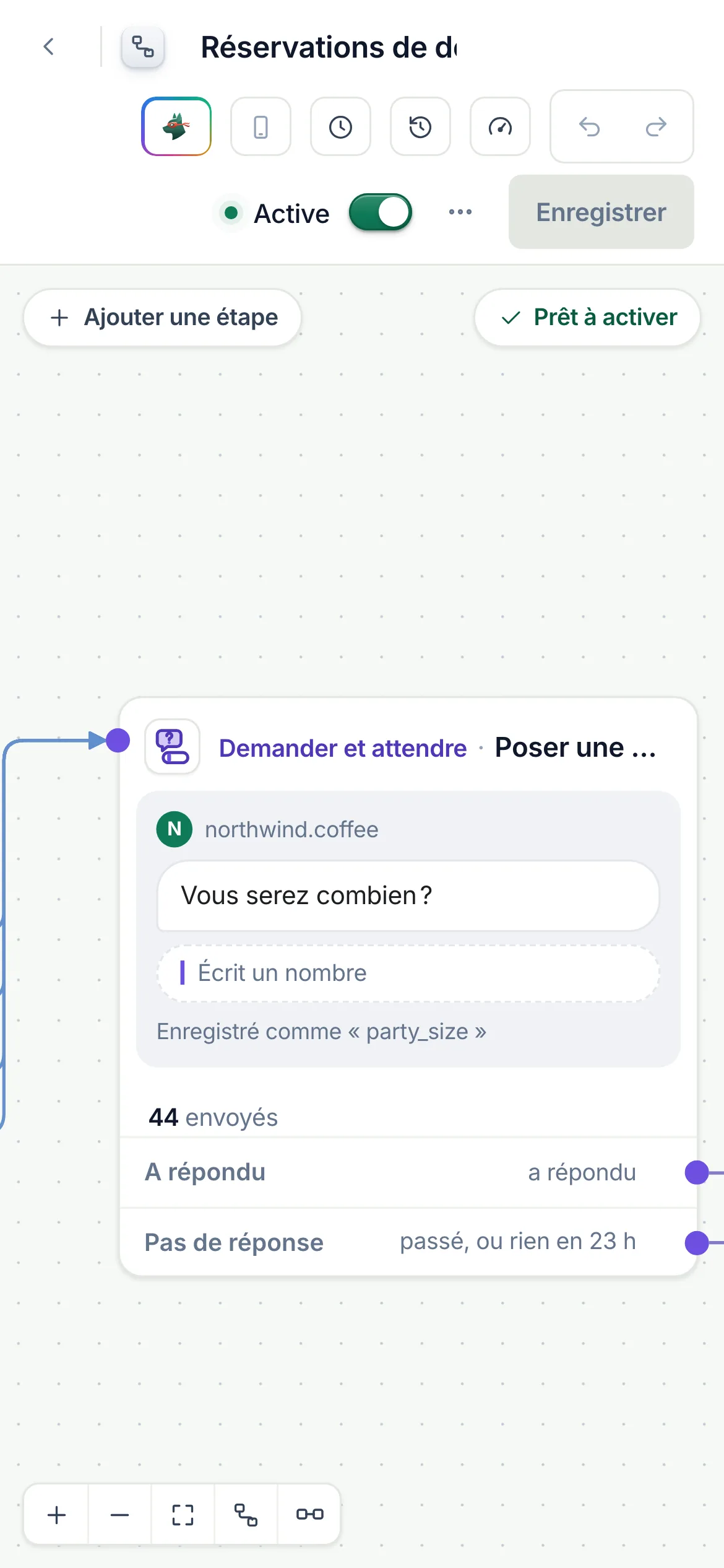 La même chose sur un téléphone.