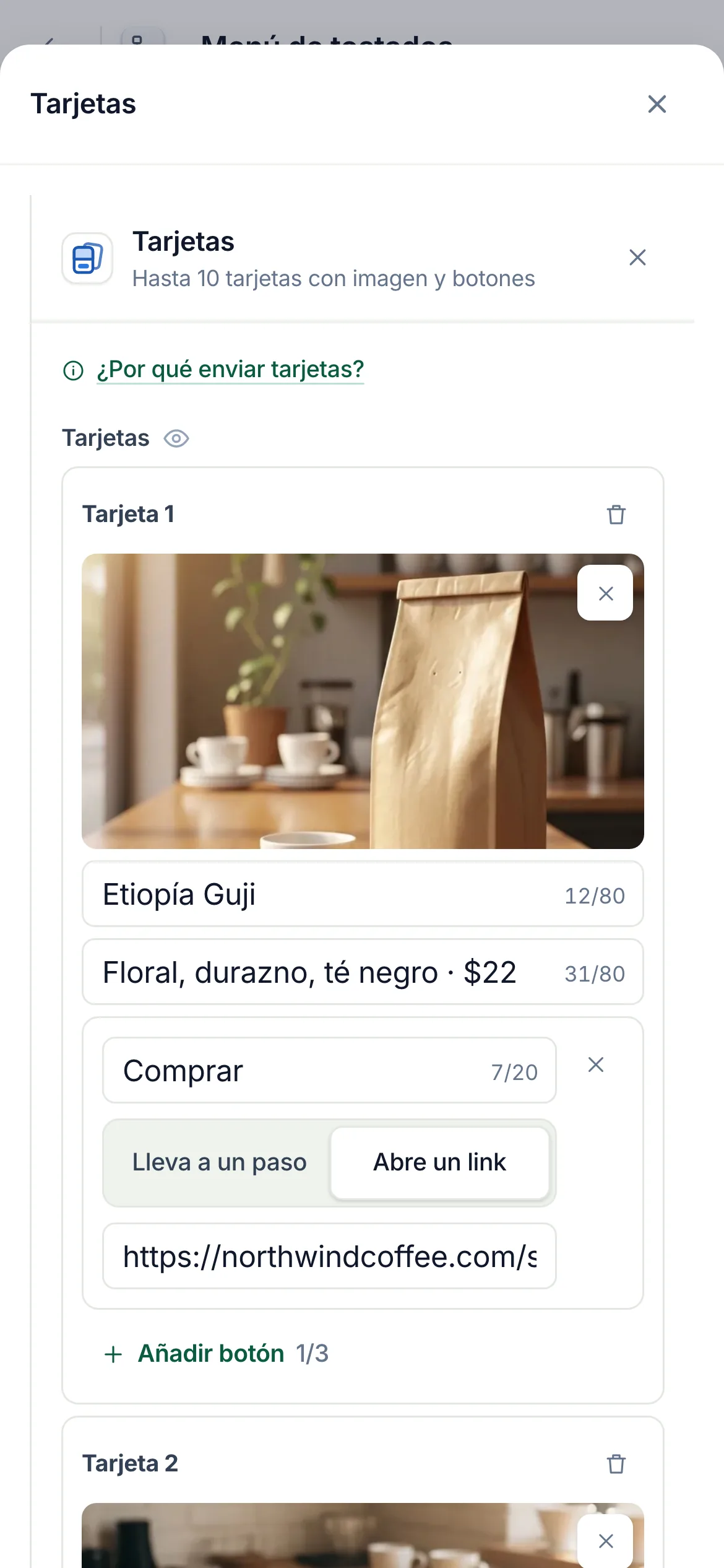 Lo mismo en un teléfono.