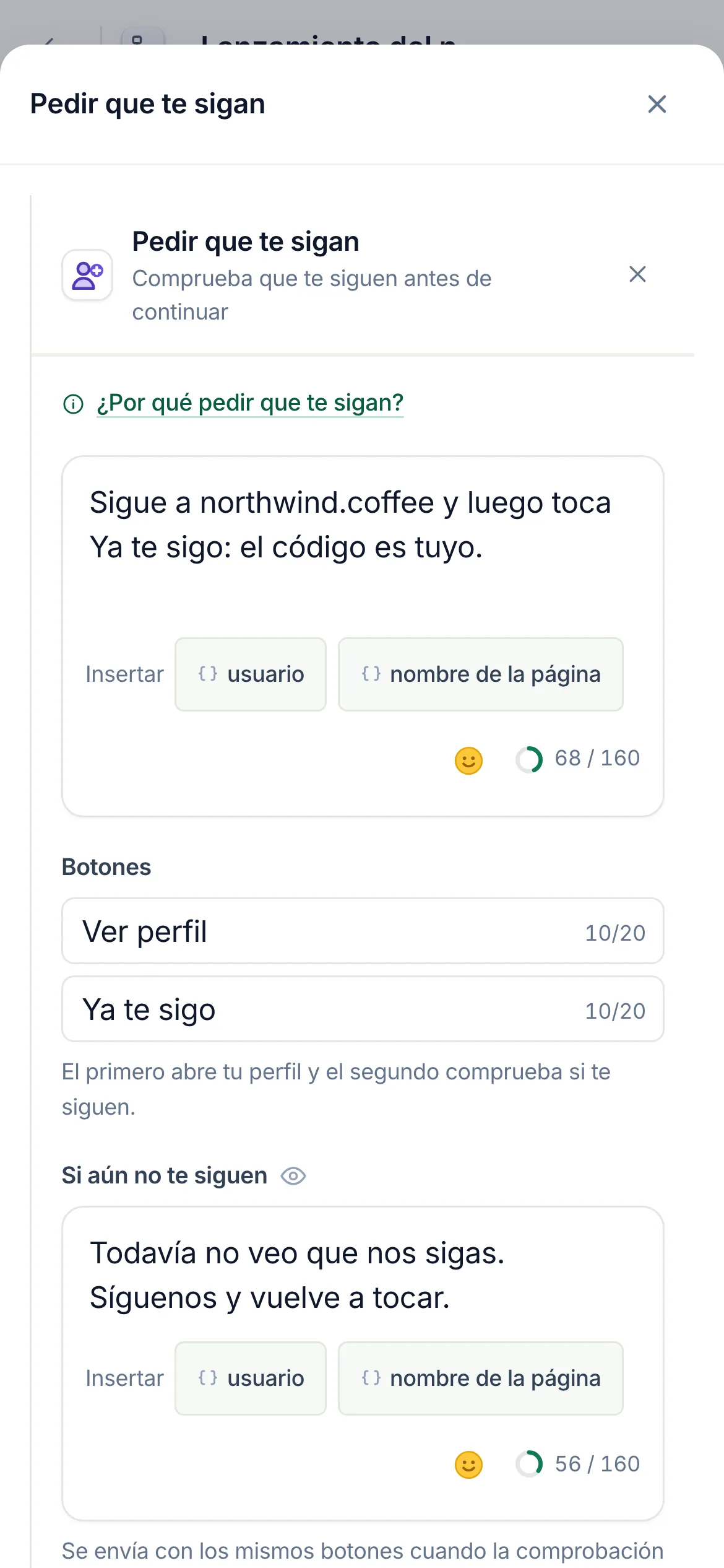 Lo mismo en un teléfono.