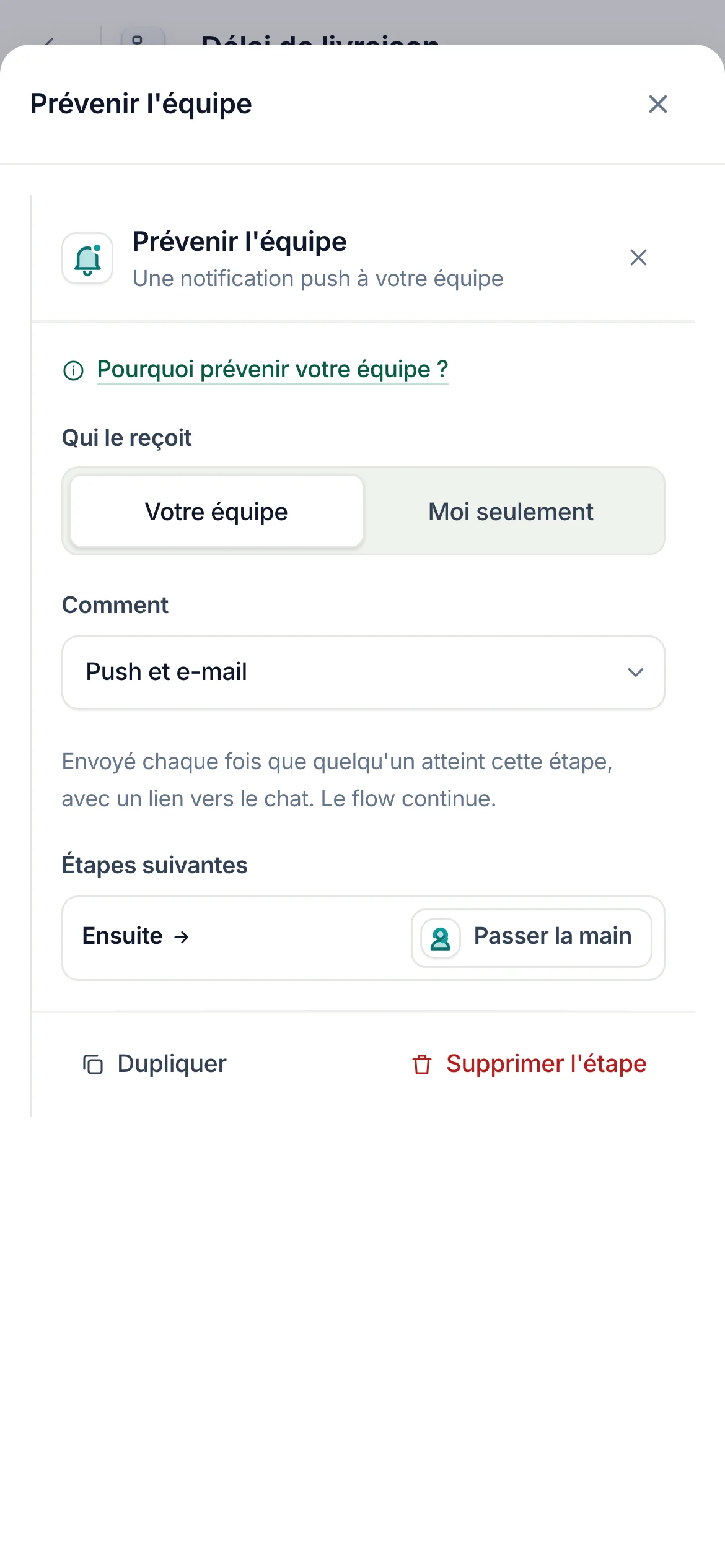 La même chose sur un téléphone.