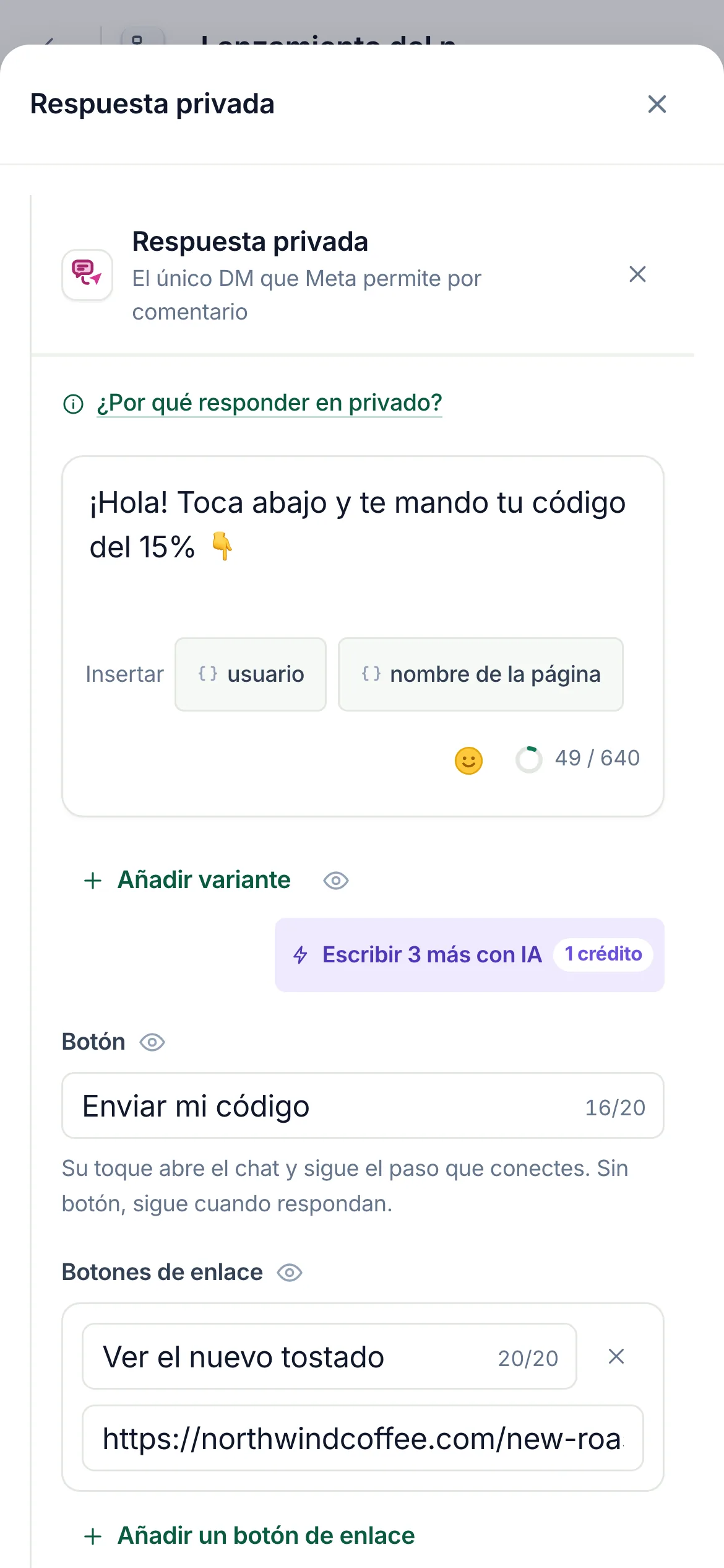 Lo mismo en un teléfono.