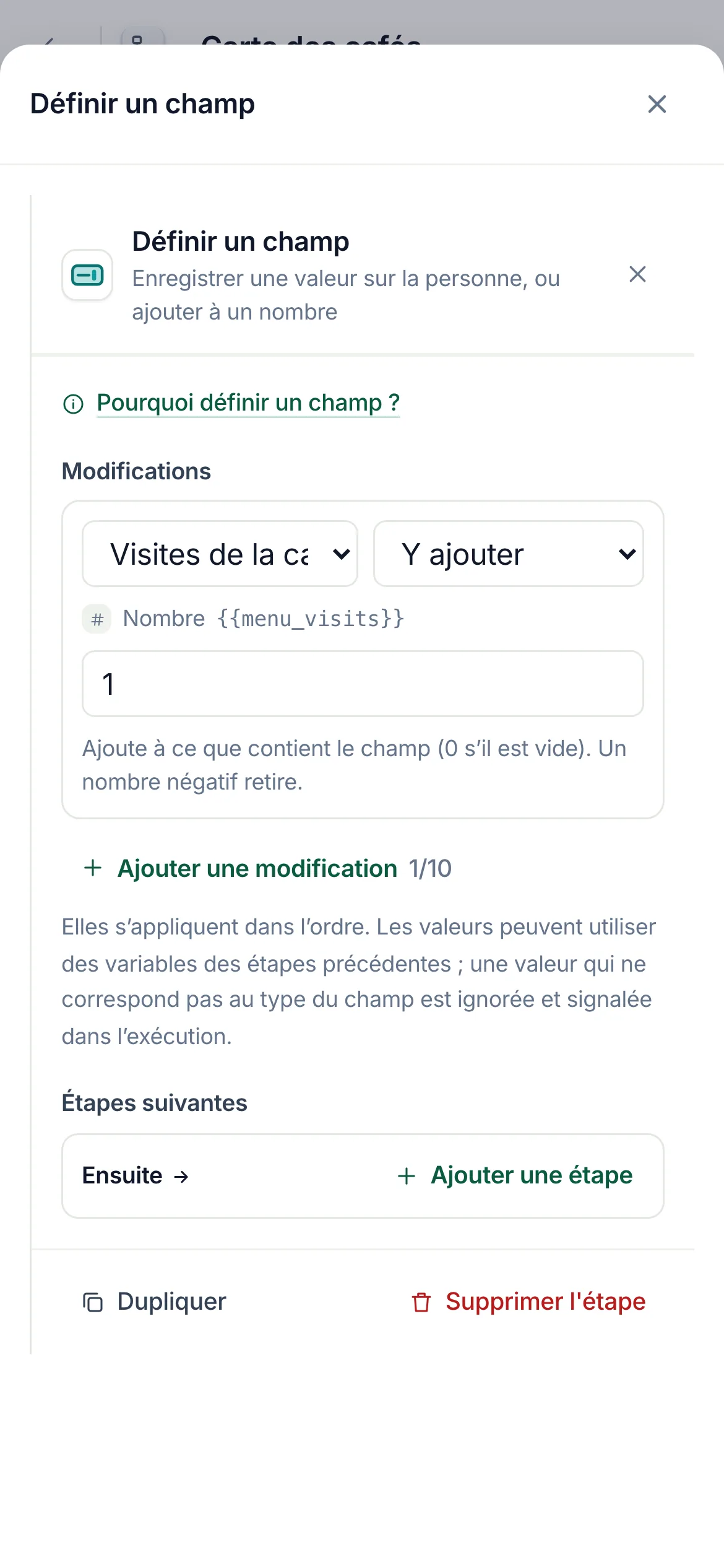 La même chose sur un téléphone.
