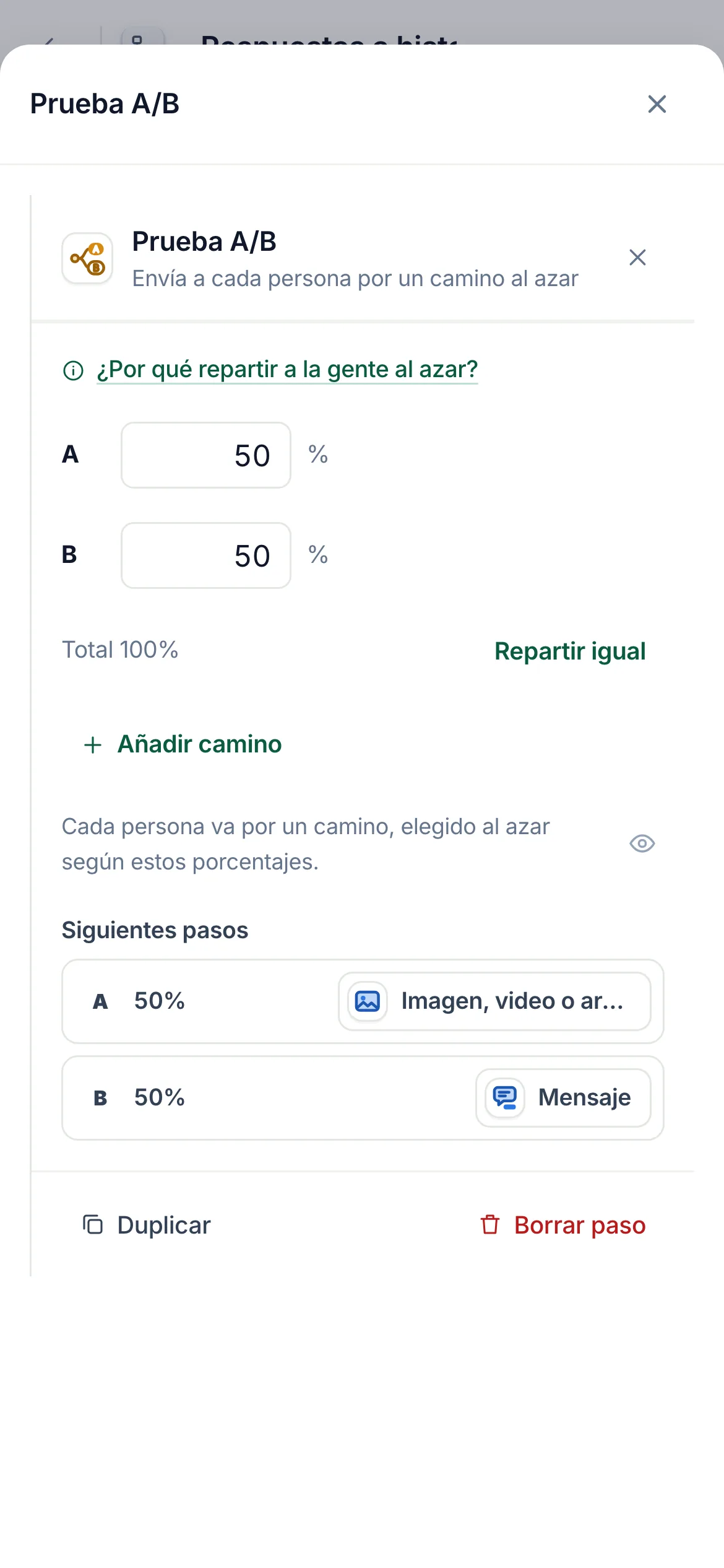 Lo mismo en un teléfono.