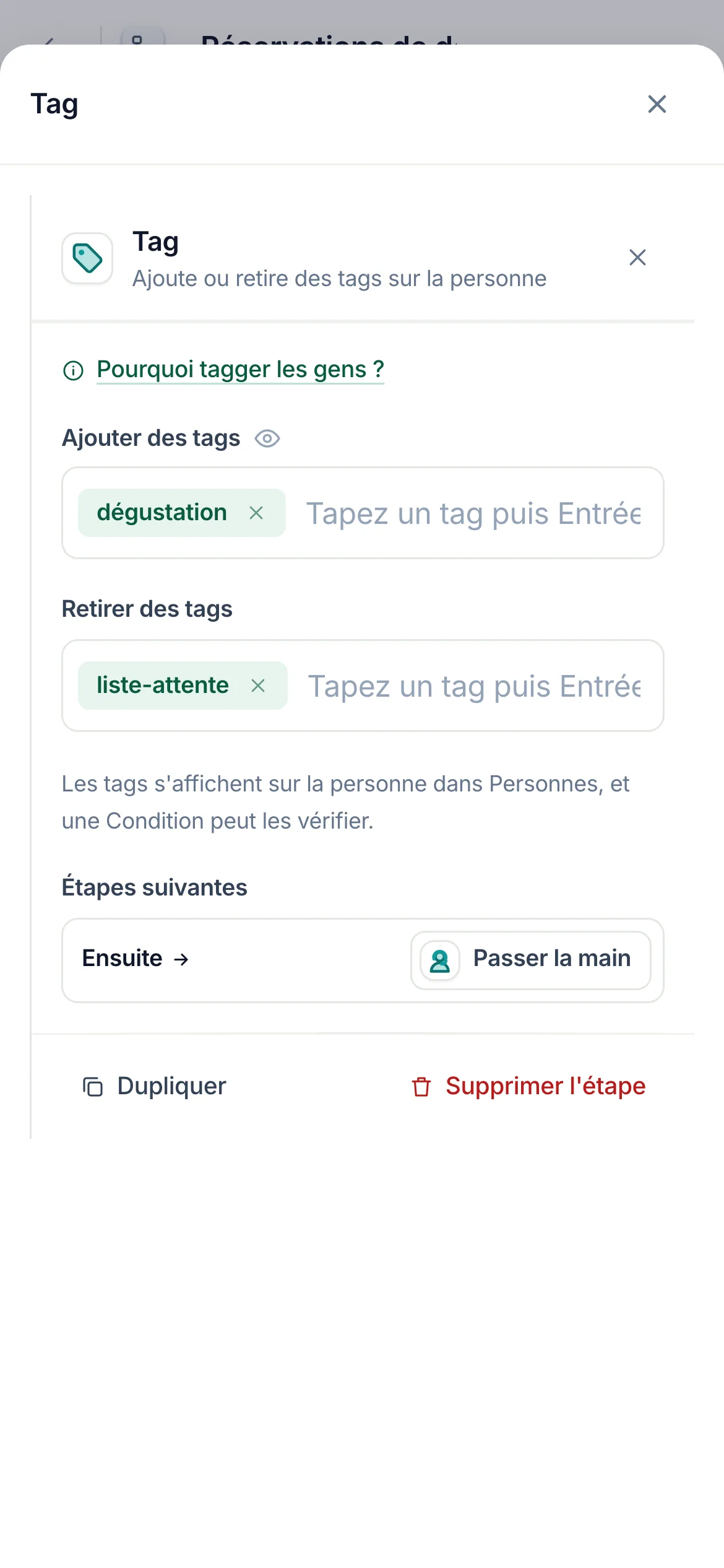 La même chose sur un téléphone.