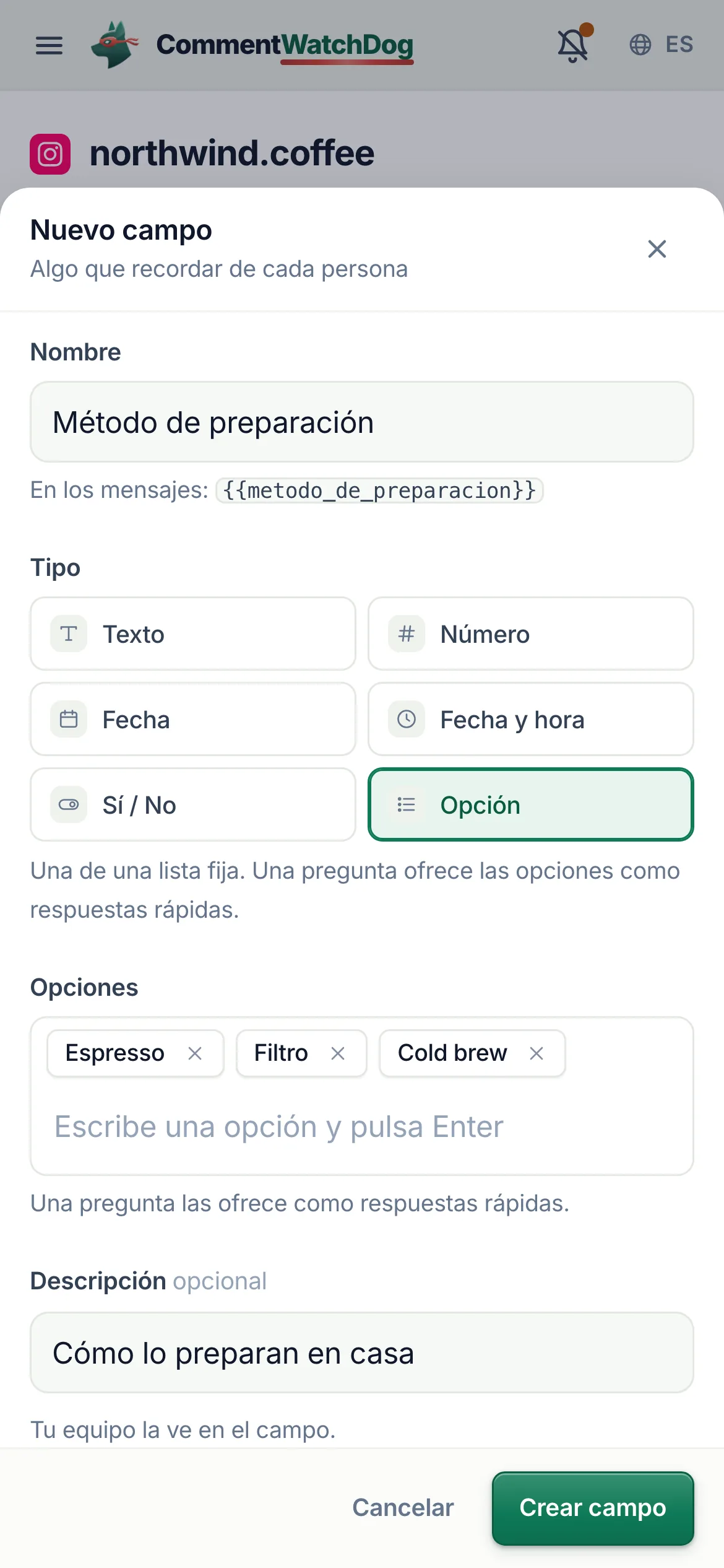 Lo mismo en un teléfono.