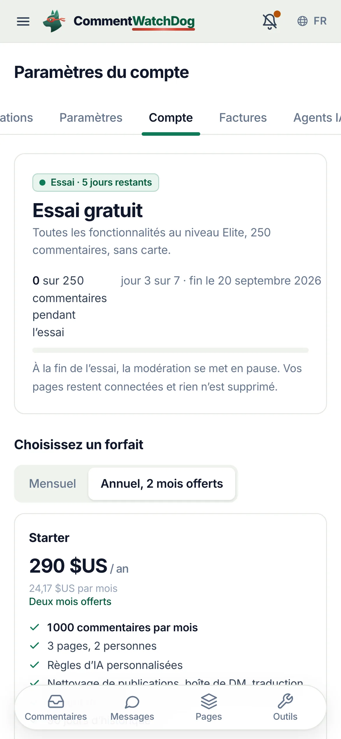 La même chose sur un téléphone.