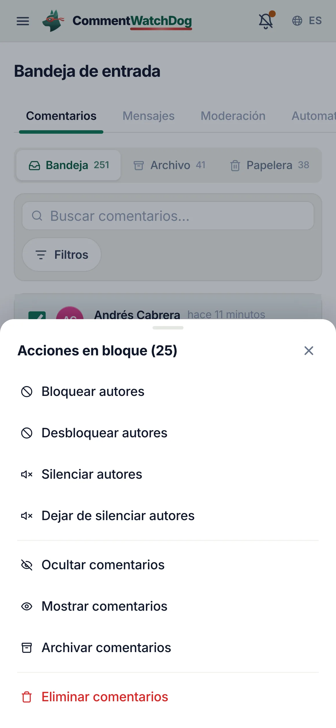 Lo mismo en un teléfono.