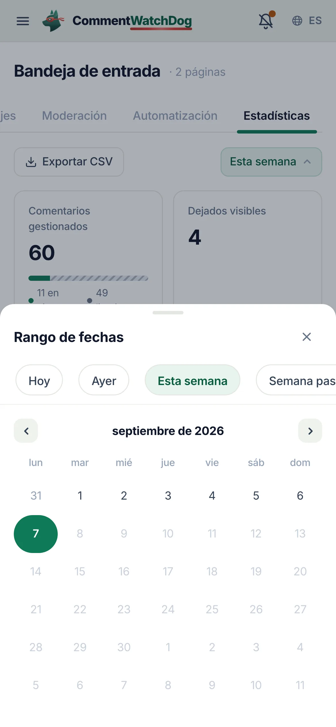 Lo mismo en un teléfono.