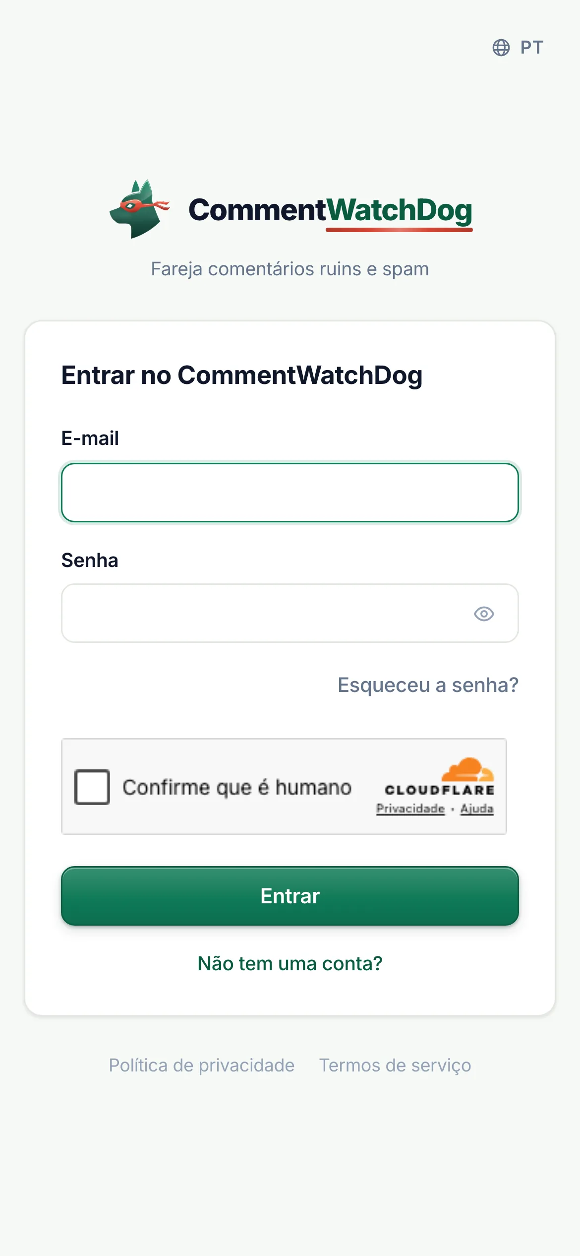 O mesmo em um celular.