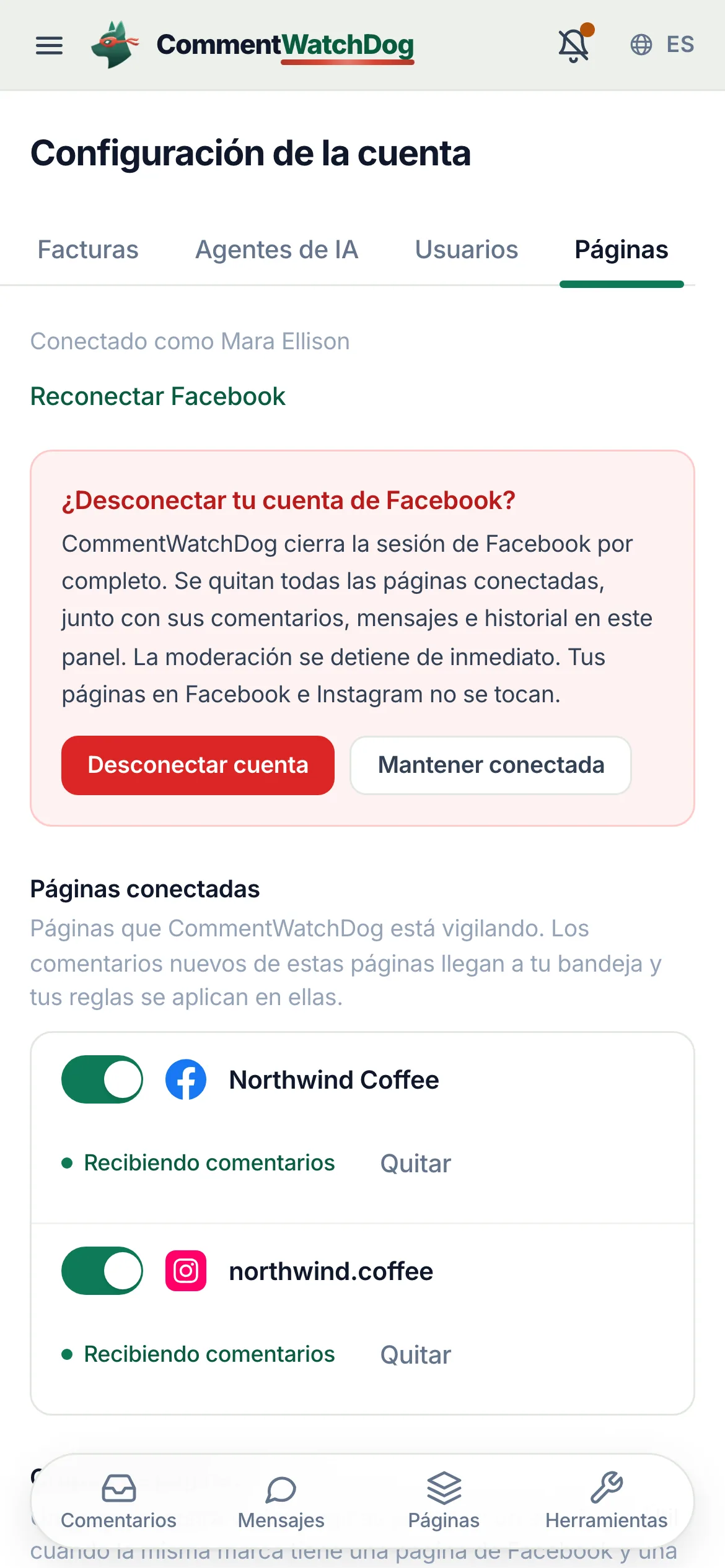 Lo mismo en un teléfono.