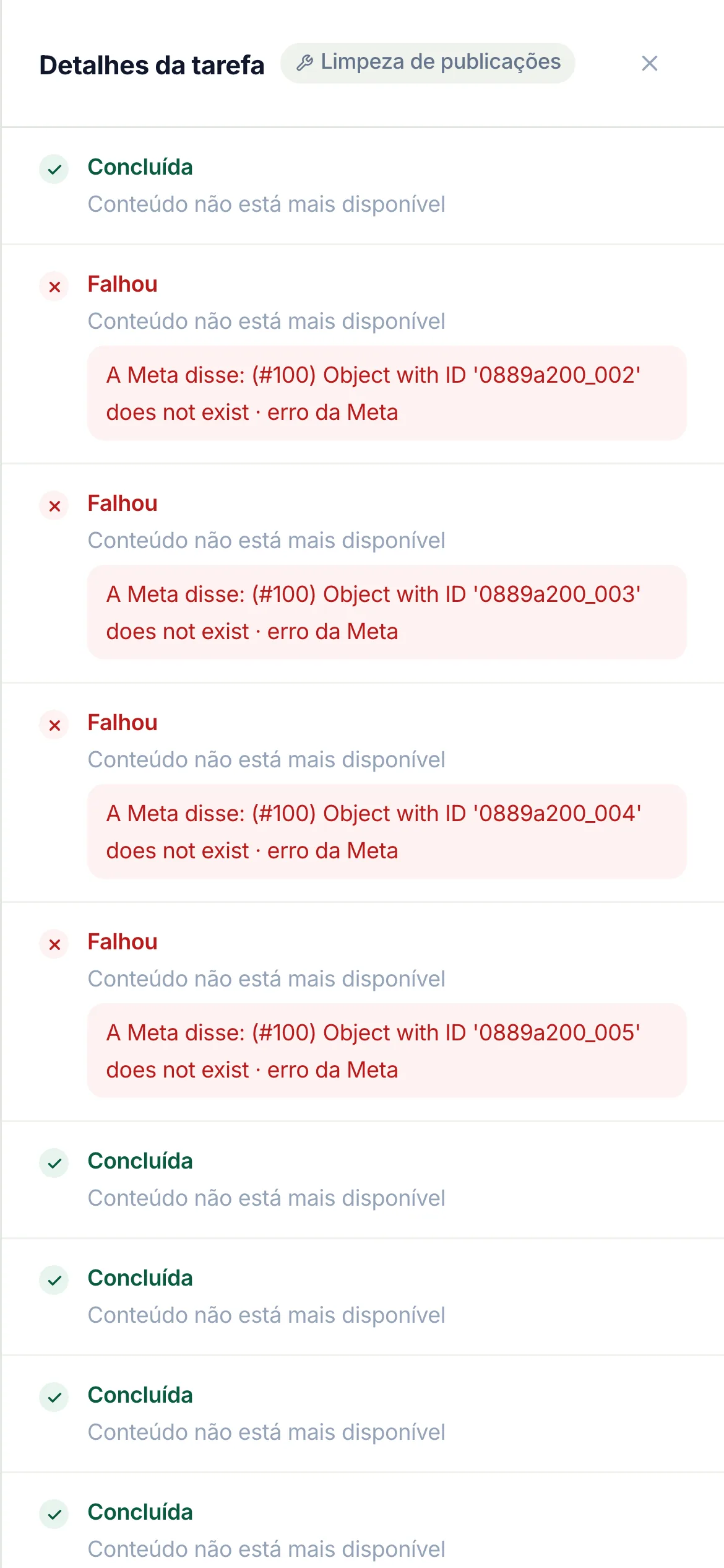 O mesmo em um celular.