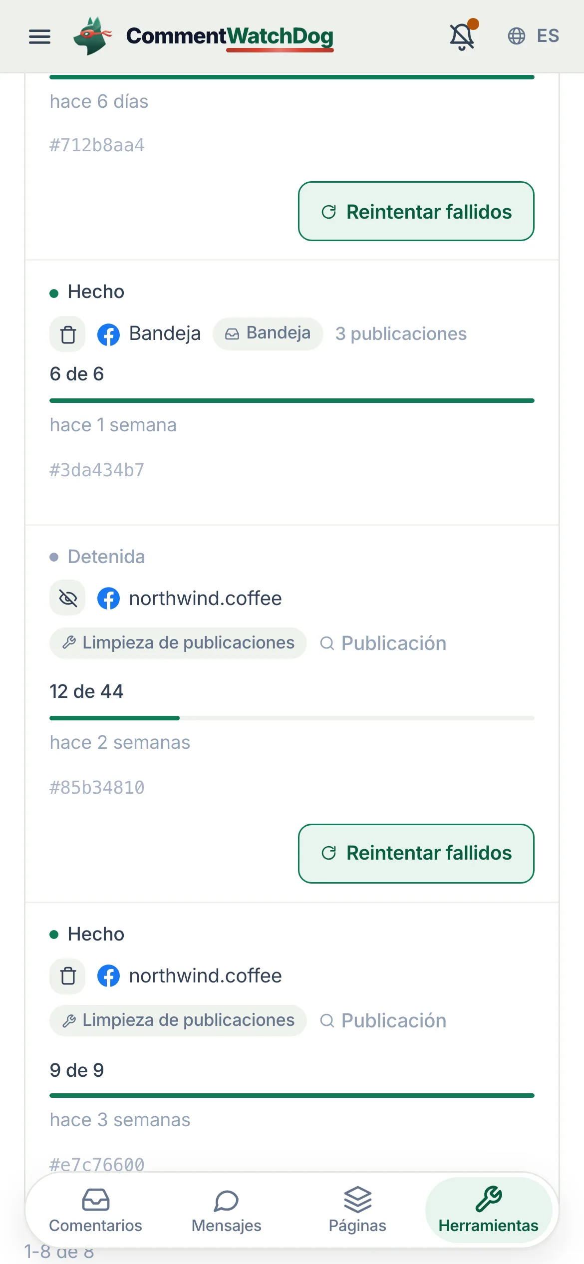 Lo mismo en un teléfono.