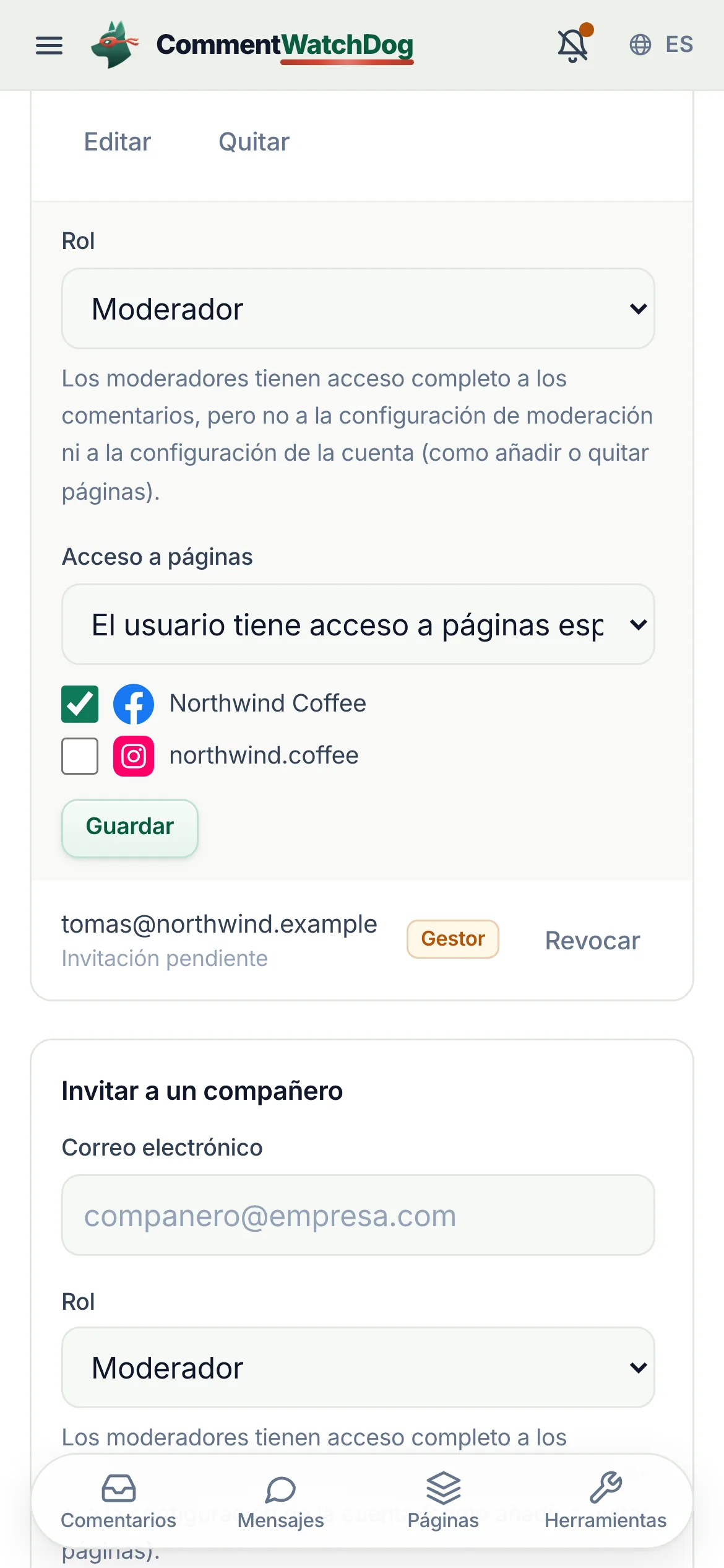 Lo mismo en un teléfono.